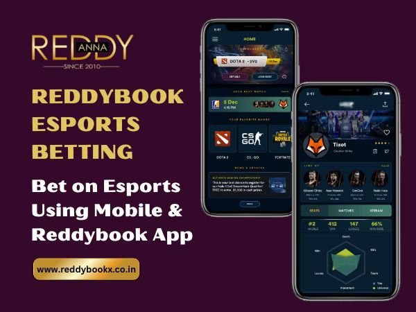 Bet on Esports Using Mobile & Reddybook App