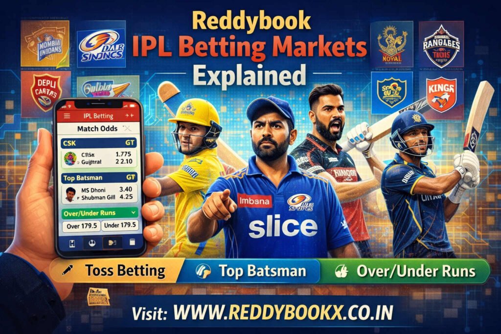 Reddybook IPL Betting Markets Explained