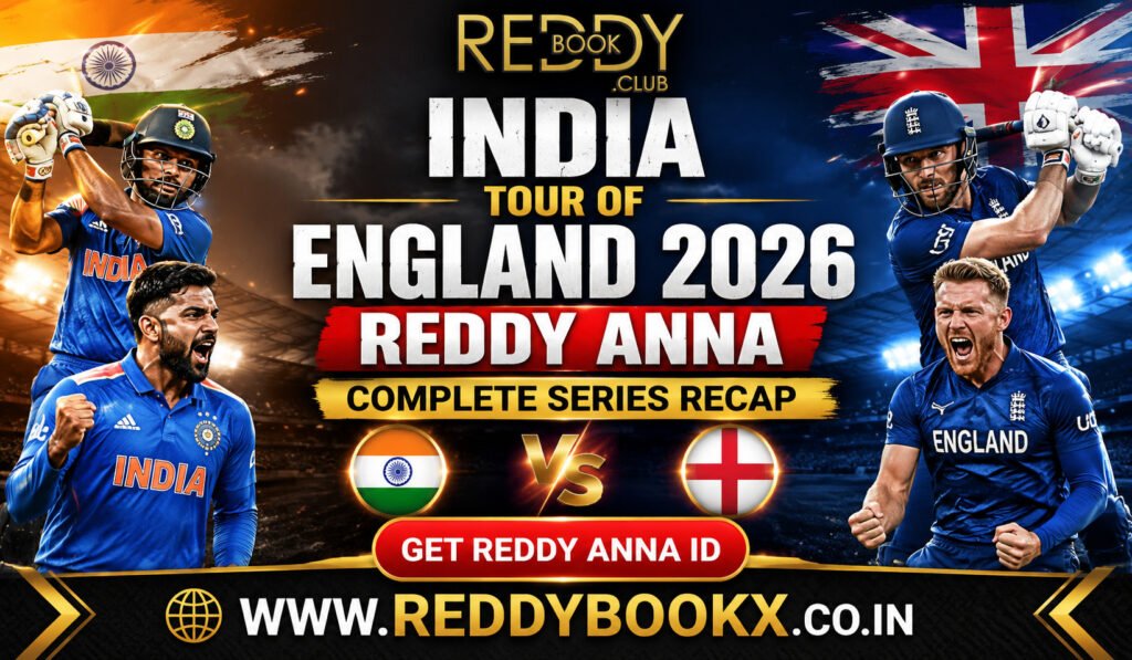 India Tour of England 2026 Reddy Anna Complete Series Recap